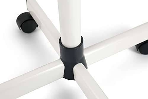 Funnylife White Professional 2 in 1 Facial Steamer Upgrade Esthetician Steamer Ozone Facial Steamer with 5X Mag Lamp Floor for Spa Shop