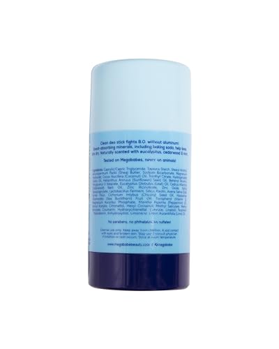 Megababe Daily Deodorant - The Geo Deo with 72 hour Odor Protection Multi-Minerals, Aluminum-Free, All Natural, 2.6 oz