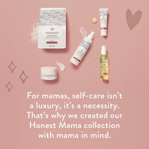 The Honest Company Mama Glow On Body Cream, Hydrates Firms and Tightens Skin, Shea Butter Avocado Oil Vitamin E 6 oz