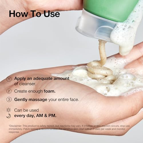 Anua Heartleaf Quercetinol Pore Deep Cleansing Foam, Face wash for Pore Refining Cleanser, Hydrating Daily Facial Cleanser For Double Cleansing, Gentle Foaming with BHA, Korean Skincare (5.07 fl.oz.)