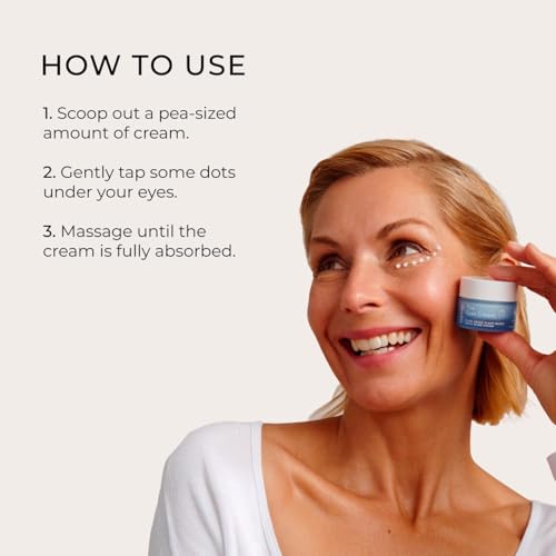 Yepoda The Eyes Cream, Hydrating Eye Cream With Plant-Based Snail Slime Alternative, Reduces the Look of Puffiness & Deeply Hydrates the Skin, Vegan Korean Eye Cream for All Skin Types, (0.50 FL. OZ.)