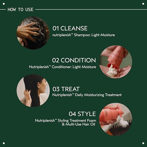 Aveda Nutriplenish Multi-Use Hair Oil | Pre-Shampoo Treatment, Styling, Overnight Oil, Leave-In Treatment | Hydrating Hair Oil | 100% Naturally Derived*, 1 Fl Oz