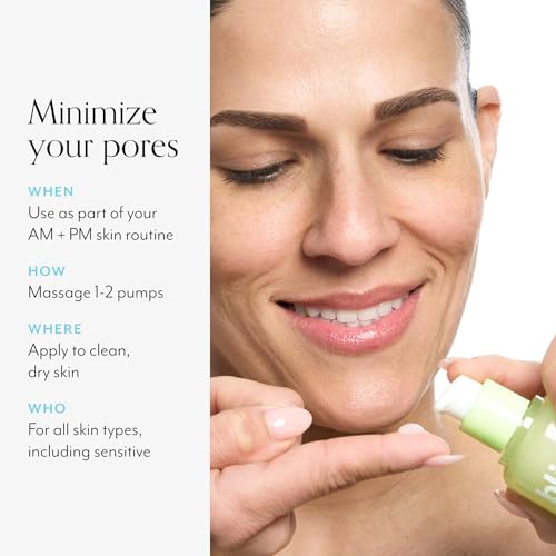 Bliss Niacinamide + Pore Vanish Complex Disappearing Act Serum – With Vitamin B3 + Green Tea - Reduces Pores & Dark Spots - Achieve Glass Skin - Clean, Cruelty-Free - 1 Fl Oz