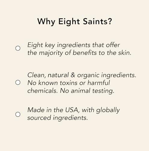 Eight Saints Skin Care Up the Anti Night Cream Face Moisturizer to Reduce Fine Lines and Wrinkles, Natural and Organic Anti Aging Cream For Face & Neck with Niacinamide and Hyaluronic Acid, 2 Ounces