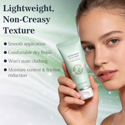 2PCS Intertrigo Cream – Skin Fold Care & Chafing Support Cream, Supports Skin Comfort, Fast-Drying Non-Greasy Formula for Daily Use