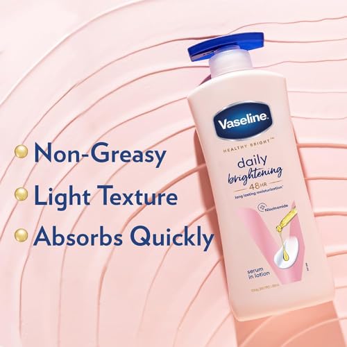 Vaseline Healthy Daily Body Lotion with Vitamin B3, Lightweight Daily Use Moisturizing Lotion – 400 ml (13.52 fl oz)
