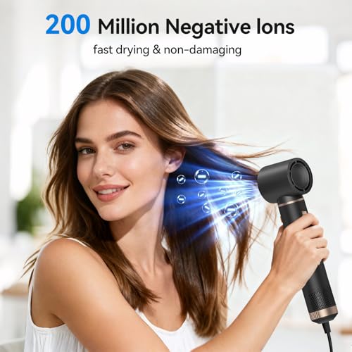 Blow Dryer Brush 5 in 1: Ionic Hot Air Styler Hair Dryer Brush Blow Dryer Set for Curling Volumizing Straightening Styling