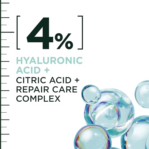 Garnier Fructis Hair Filler Moisture Repair Serum Treatment, Moisturizing Hair Serum for Curls and Waves with Hyaluronic Acid, 3.75 Fl Oz, 1 Count