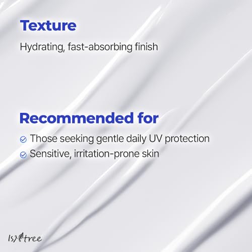 ISNTREE Hyaluronic Acid Daily Sun Gel 50ml, 1.69 fl oz | SPF 30 | Korean Skincare | Moisturizing | No White Cast | Lightweight | Mild Formula | Daily SPF | Korean Sunscreen | Broad Spectrum