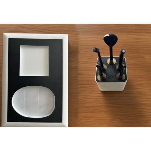 Water Flosser Organizer Compatible for COSLUS Models, Multi-Tip Countertop Holder with Expanded Base, Non-Slip Design