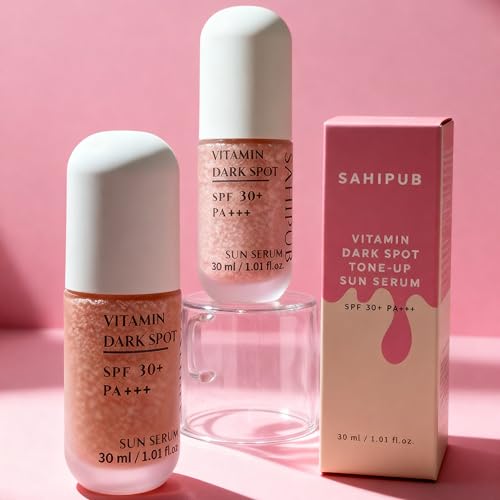 Facial Sunscreen SPF 30 - Hyaluronic Acid + Niacinamide, Vitamin C Antioxidant, Hydrating Moisturizer, Non-Greasy, No White Cast, Broad-Spectrum UV Protection, 1.01 fl oz