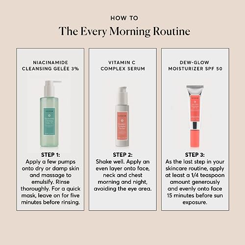 Naturium Vitamin C Complex Face Serum, Anti-Aging Facial Treatment with Hyaluronic Acid & Vitamin E, 1 oz