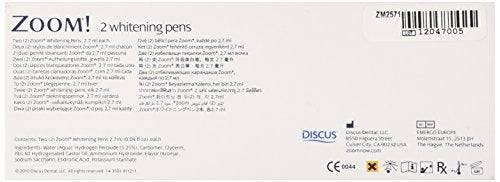 ZOOM WHITENING PENS 2 PACK PEN BLEACH TOOTH NEW