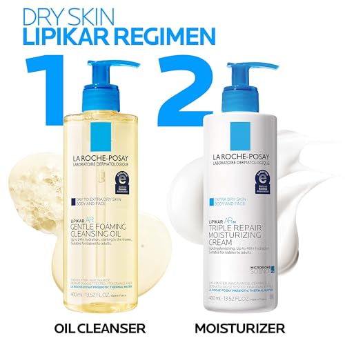 La Roche-Posay Lipikar AP+ Triple Repair Moisturizing Cream | Face & Body Lotion For Dry Skin | Shea Butter & Niacinamide Moisturizer | Gentle Face & Body Cream For Dry, Rough & Sensitive Skin
