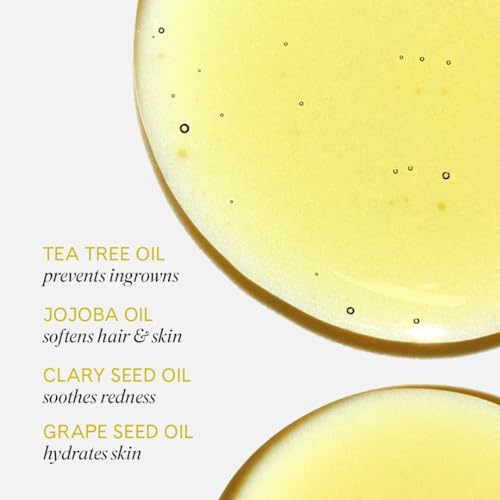 Ingrown Hair Oil for Bikini Line, Underarms, Legs & More – Soothes Razor Bumps, Prevents Ingrowns, Reduces Redness & Irritation – Jojoba, Clary Sage & Tea Tree – 14mL