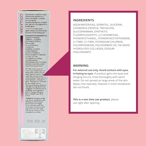 SpaScriptions Collagen Hydrogel Under Eye Patches - Anti-Wrinkle Eye Masks for Dark Circles & Puffiness, Firming & Hydrating Gel Eye Pads for Men & Women for Refreshing Daily Skin Care, 24 Pairs