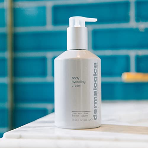 Dermalogica Body Hydrating Cream, Body Lotion with Green Tea and Lemon Oil - Gently Tones and Hydrates Skin To Relieve Dryness, 10 Fl Oz