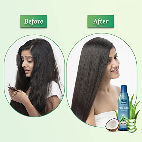 Parachute Advansed Aloe Vera Enriched Coconut Hair Oil | For Strong, Soft & Silky Hair| Deep Nourishment & Conditioning| All hair Types| 8.4 Fl.oz., Indian Hair Oil