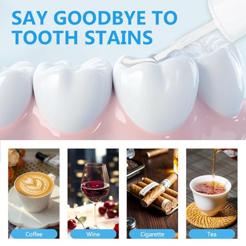 Tooth Paint, Efficient Teeth whitening Paint, Portable and Convenient, Gentle for Sensitive Teeth
