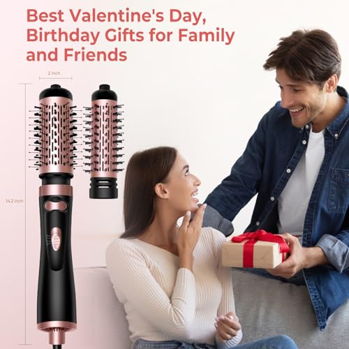 3-in-1 Round Hot Air Spin Brush Set with 2 Brushes