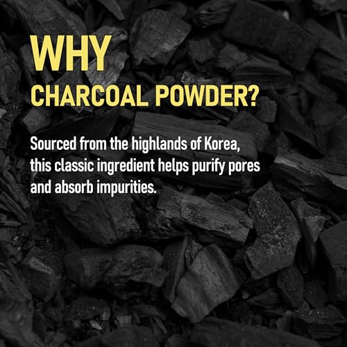 Break Pore Cleansing Pack to Foam – 3-in-1 Korean Skin Care Wash-Off Mask & Exfoliator & Cleanser w/Charcoal and Salicylic Acid – AHA, BHA, PHA for Oily, Congested Skin (3.38 fl oz)