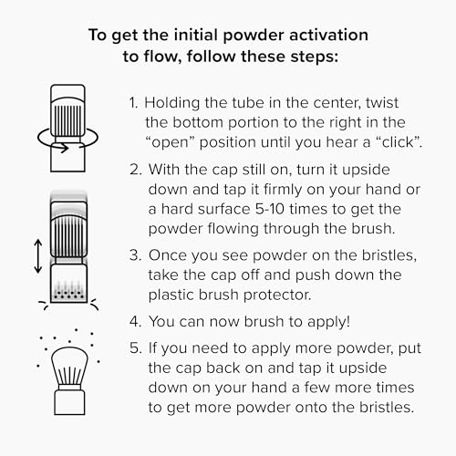 DRMTLGY SPF Radiance Powder Fair – Mineral Sunscreen Powder SPF 30, Oil-Absorbing, Sheer Tinted Setting Powder, Broad-Spectrum UV Protection, Vegan, Non-Nano, 6.5g