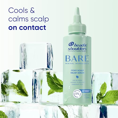 Head & Shoulders Anti-Dandruff Bare Scalp Relief Serum, 0.1% Pyrithione Zinc, for Itch Relief and Scalp Comfort, 4.2 fl oz