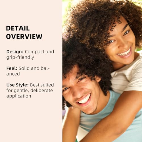 Microneedle Derma Roller for Hair Beard Facial Skin Care Tool for Men and Women Black Stamp Alternative 0.25mm