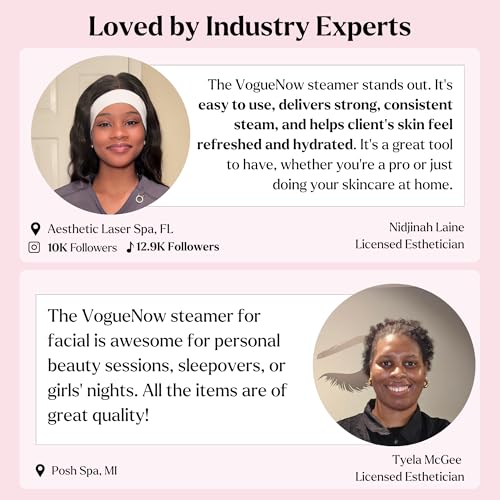 Facial Steamer Spa Kit with Complimentary 17 Tools | Valentines Gift | Face Steamer with Towel Warmer & Humidifier Mode| Self Care Gifts, Spa Gifts - Valentine Gifts for Women - Galentines Day Gifts