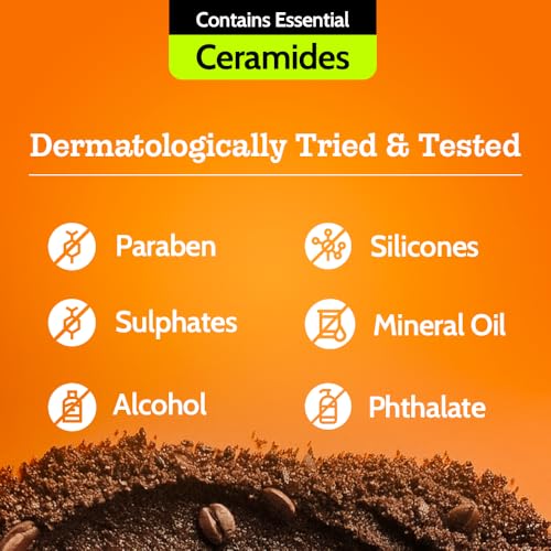 Chemist at Play Exfoliating Body Scrub For Removing Tan & Dead Skin Cells | Rough & Bumpy Skin, Tanned & Pigmented Skin | For Smooth, Soft & Bright Skin | Natural AHAs | Coffee 2.6 fl oz.