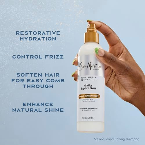 Shea Moisture 100 Percent Virgin Coconut Oil Leave-In Treatment, 8 Ounce