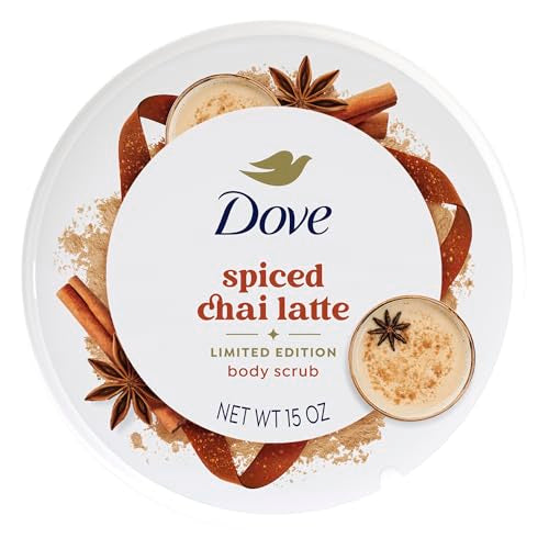 Dove Scrub Cinnamon Pumpkin Pie Exfoliates & Moisturizes Skin 15 OZ