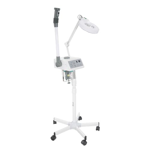 SKINACT Euro Facial Steamer with Aroma Therapy with LED Magnifying Lamp