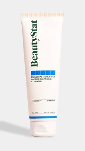 BeautyStat Universal Microbiome Barrier Repair Purifying Cleanser - Gentle Detoxifying Cleanser with Medical Grade MicroSilverBG to Protect Skin and Promote a Healthy, Radiant Glow (4oz /120ml)