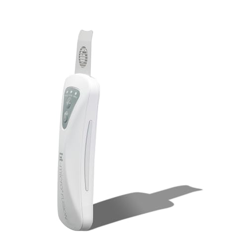 Bio-Therapeutic bt-Micro Fusion Ultrasonic Skin Exfoliation. Smooth Skin, Clear Congestion, Superior Blackhead Extraction, 3 Modes 2 Power Levels, Stainless Steel Applicator, Rechargeable