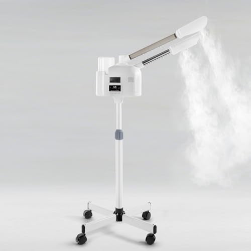 Artist hand Facial Steamer Professional 2 in 1 Hot and Cold Facial Steamer for Esthetician, Face Steamer for Facial Deep Cleansing, Fast Heating Moisturizing for Beauty Salon Spa Home Use