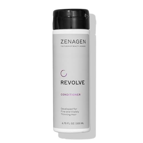 ZENAGEN Revolve Conditioner (Unisex) | Supports Scalp Health & Appearance of Fuller, Healthier Hair, Developed for Fine & Visibly Thinning Hair, Plant-Based, Color-Safe, Vegan