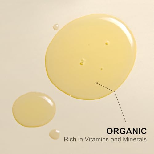 Pure Jojoba Oil Organic USDA Certified 16 fl oz, 100% Natural Jojoba Oil for Hair, Skin & Face, Cold Pressed Unrefined, Deeply Body Moisturizer Jojoba Carrier Oils for Essential oil Mixing