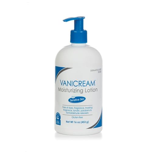Vanicream Moisturizing Lotion with Pump | Fragrance and Gluten Free | For Sensitive Skin | 16 Ounce (Pack of 1)