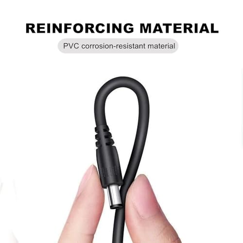 Compatible with Bitvae Water Flosser Charger,3 Pack Water Flosser Charger Compatible with Bitvae D2/S2/R1/R2 Electric Toothbrush C2/C5 C6 WaterFlosser,Black.