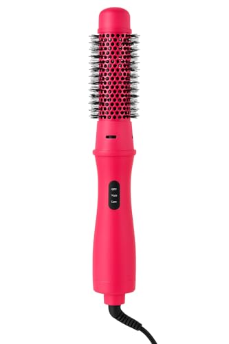 CAJ 3-in-1 Hair Dryer One-Step Volumizer Negative Ion Hair Straightening Curling Hot Air Dryer Short and Long Hair Brush 1" Inch Styler Wand