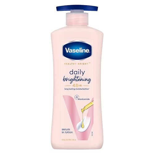 Vaseline Healthy Daily Body Lotion with Vitamin B3, Lightweight Daily Use Moisturizing Lotion – 400 ml (13.52 fl oz)