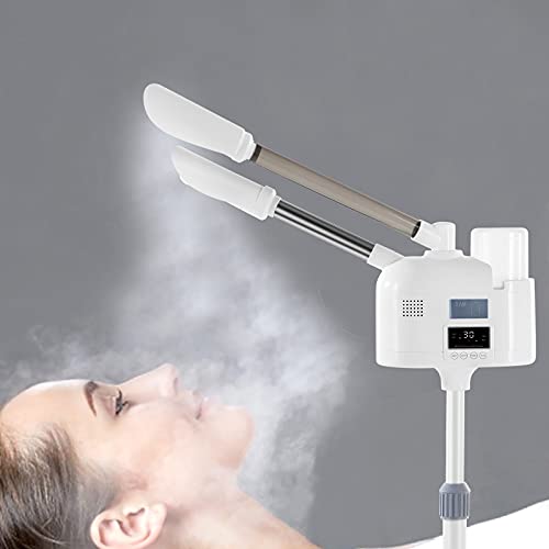 Artist hand Facial Steamer Professional 2 in 1 Hot and Cold Facial Steamer for Esthetician, Face Steamer for Facial Deep Cleansing, Fast Heating Moisturizing for Beauty Salon Spa Home Use