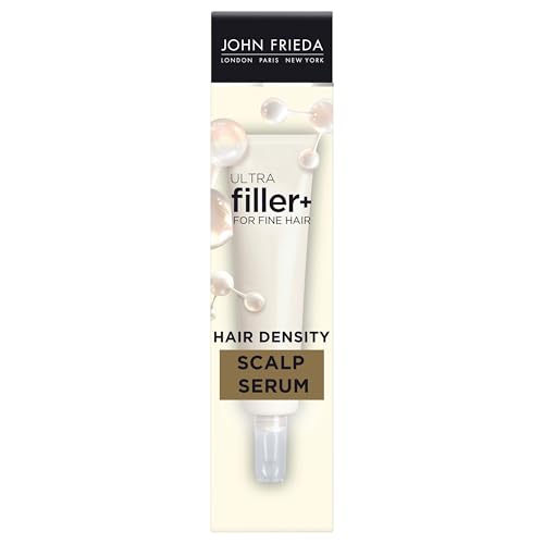 John Frieda ULTRAfiller+ Hair Density Scalp Serum for Fine Hair, Volumizing Hair Serum, Scalp Treatment for Thickening for Women and Men, 2 Oz