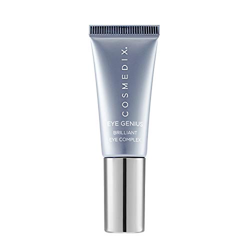 COSMEDIX Brilliant Under Eye Cream for Dark Circles & Puffiness - Firming Eye Serum for Fine Lines, Wrinkles & Puffy Eyebags