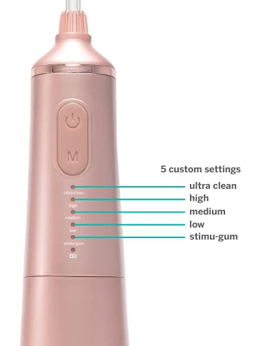 Supersmile Professional Zina Water Flosser, Rechargeable Cordless Teeth and Gum Flosser