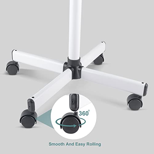 Winado 2 in 1 Professional Facial Steamer with 5X Magnification Lamp & Touch Screen, Esthetician Steamer Humidifier Face Spa Mist Steam for Home Beauty Salon, Personal Skin Care Deep Cleaning, White