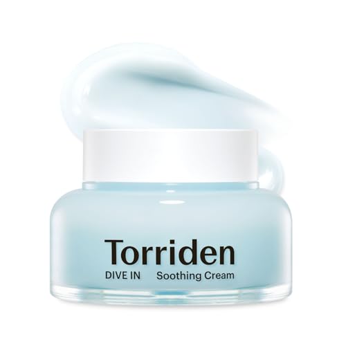 Torriden DIVE IN Hyaluronic Acid Soothing Cream 100ml (3.38 fl. oz) | Revitalizing Facial Moisturizer for Sensitive and Dry Skin | Hyaluronic Acid, Panthenol, Allantoin