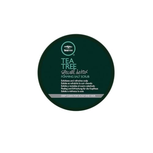 Tea Tree Special Detox Foaming Salt Scrub, Exfoliates, Refreshes Scalp, For All Hair Types, 6.5 oz.