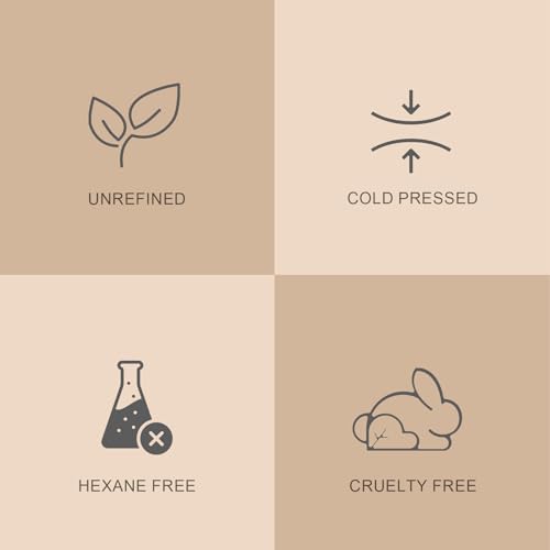 Pure Jojoba Oil Organic USDA Certified 16 fl oz, 100% Natural Jojoba Oil for Hair, Skin & Face, Cold Pressed Unrefined, Deeply Body Moisturizer Jojoba Carrier Oils for Essential oil Mixing